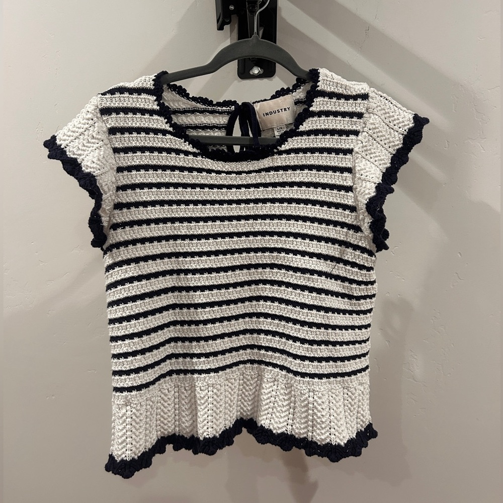 Striped Knit Top